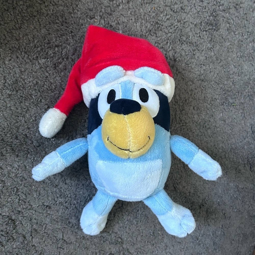 Santa Bluey Plush NWOT